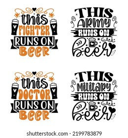 Beer Festival celebration Vector Design. Vector EPS Editable Files Bundle.