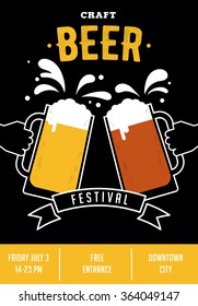 Beer festival, event poster