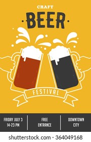 Beer festival, event poster