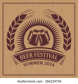 Beer festival icon symbol - vector design