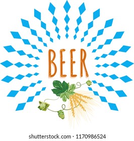 Beer festival vector banner.