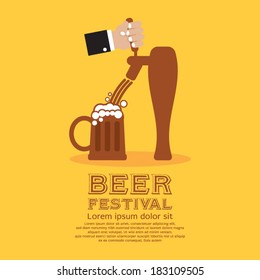 Beer Festival Vector Illustration