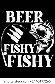 Beer Fishy Fishy eps cut file for cutting machine