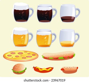 beer and food