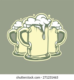 beer glass background