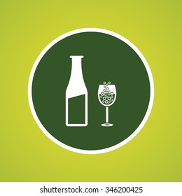 Beer Glass & Bottle Icon