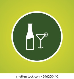 Beer Glass & Bottle Icon