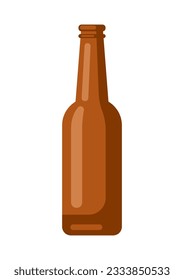 Beer glass bottle illustration. Beer festival or Oktoberfest.