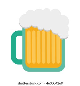 beer glass drink beverage silhouette icon vector illustration icon