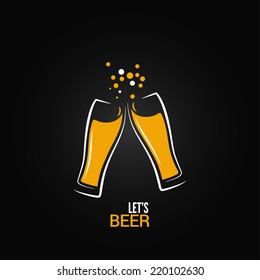 beer glass drink splash design background