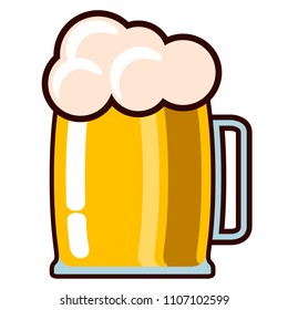 Beer glass icon