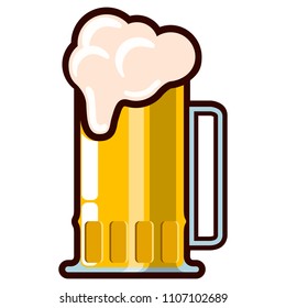 Beer glass icon