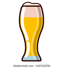 Beer glass icon