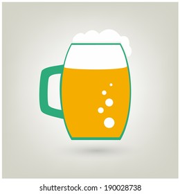 Beer glass icon