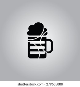 Beer Glass Icon.
