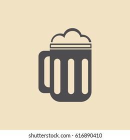 Beer glass icon