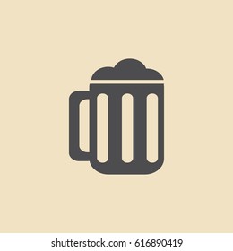 Beer glass icon