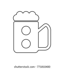 beer glass icon.