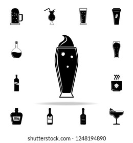 beer in a glass icon. Drink icons universal set for web and mobile