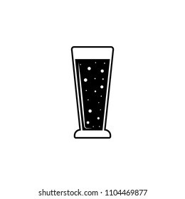 beer in a glass icon. Element of simple drinks icon for mobile concept and web apps. Detailed beer in a glass icon can be used for web and mobile. Premium icon