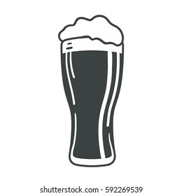 Beer glass icon iweb sign symbol logo label set