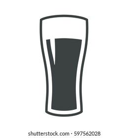 Beer glass icon iweb sign symbol logo label