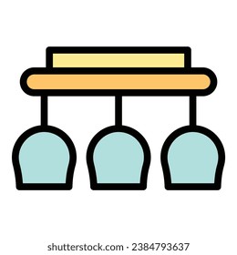 Beer glass icon outline vector. Brewery tank. Drink alcohol color flat