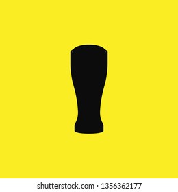 beer glass icon vector