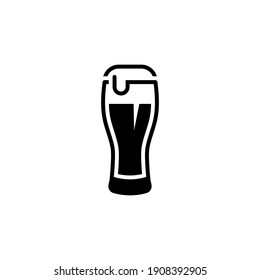 beer glass icon vector design trendy