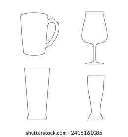 beer glass icon vector illustration design