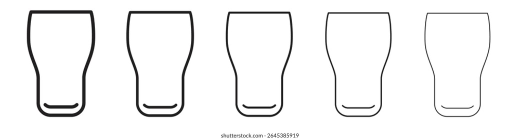 Beer glass icon vector illustration isolated