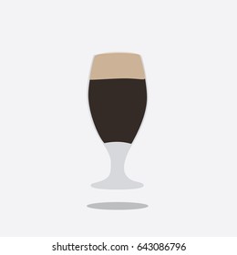 Beer glass icon, vector illustration design. Drinks collection.