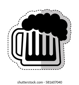 beer glass isolated icon