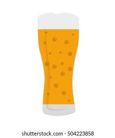 beer glass isolated icon vector illustration design