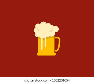 Beer glass logo 