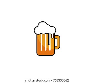 Beer glass logo
