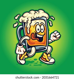 
Beer Glass Mascot Cartoon Cute Vector illustrations for your work Logo, mascot merchandise t-shirt, stickers and Label designs, poster, greeting cards advertising business company or brands.