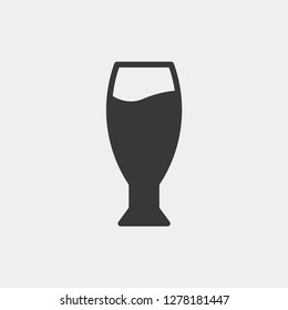 Beer Glass Modern Simple Vector Icon