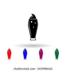 beer in a glass multi color icon. Elements of drink set. Simple icon for websites, web design, mobile app, info graphics