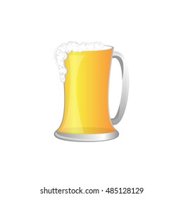  beer glass and beer , Vecter