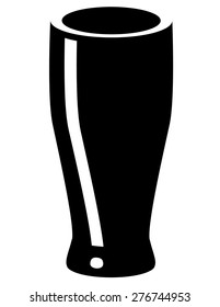 Beer glass vector icon