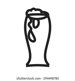 Beer, glass,brewery icon vector image. Can also be used for eatables, food and drinks. Suitable for use on web apps, mobile apps and print media