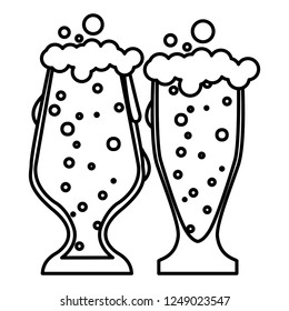 Beer glasses design