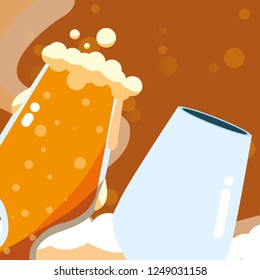 Beer glasses design