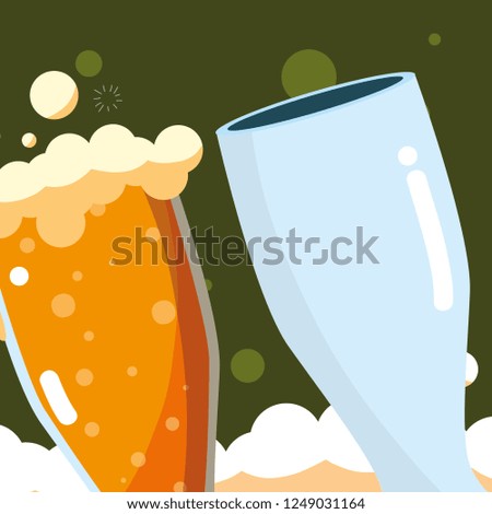 Beer glasses design