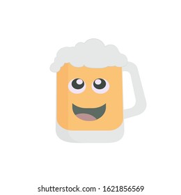Beer Glasses Oktoberfest Mug  cartoon Vector nice