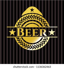 Beer golden emblem