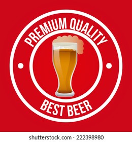 beer graphic design , vector illustration