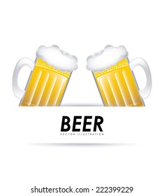 beer graphic design , vector illustration