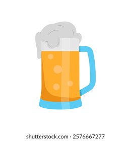 Beer, Holidays Vector Illustration isolated